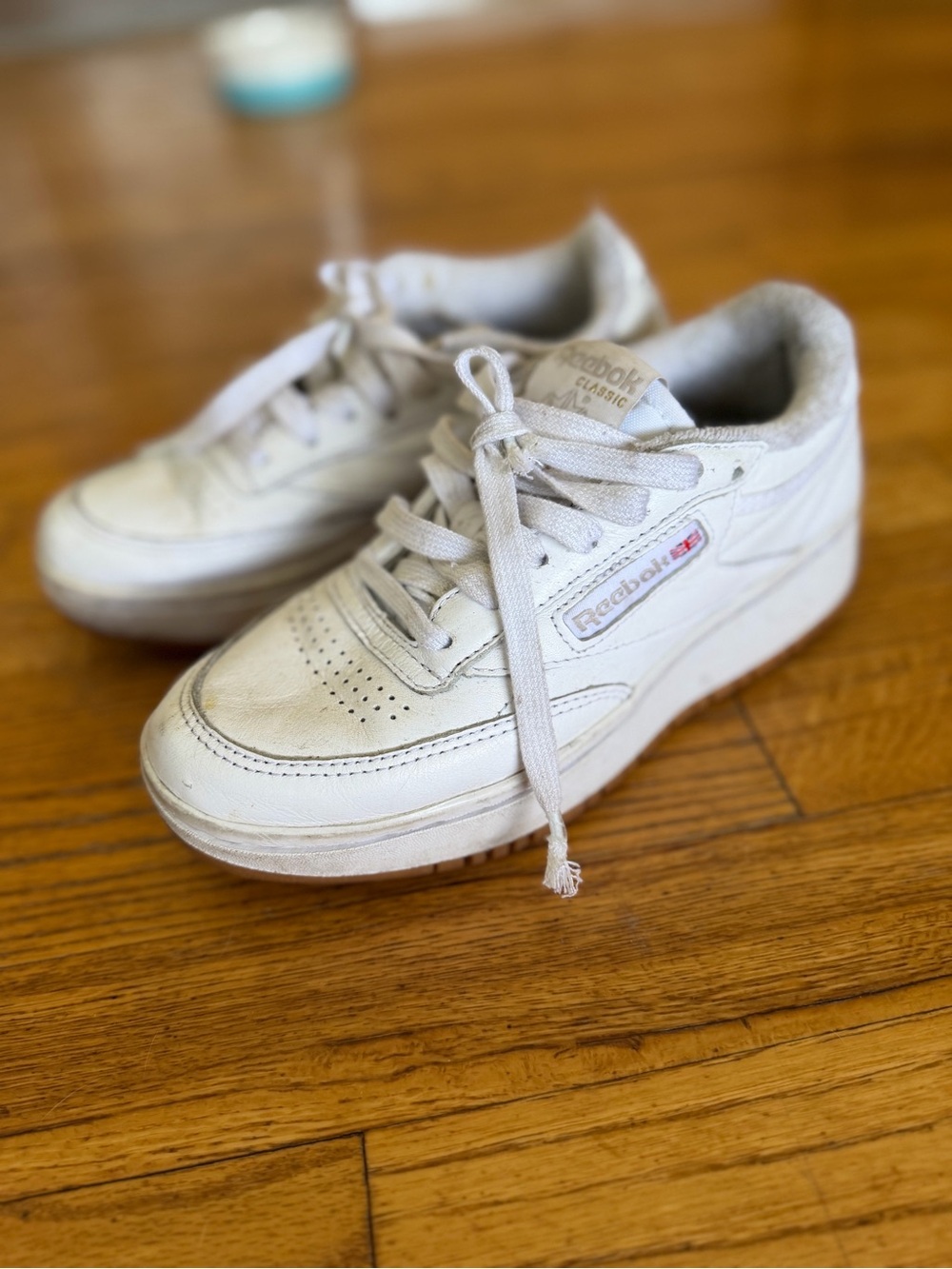 Reebok Classic Leather Sneakers in Off-White